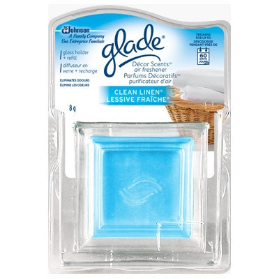 Glade Decor Scents Glass Holder + Refill