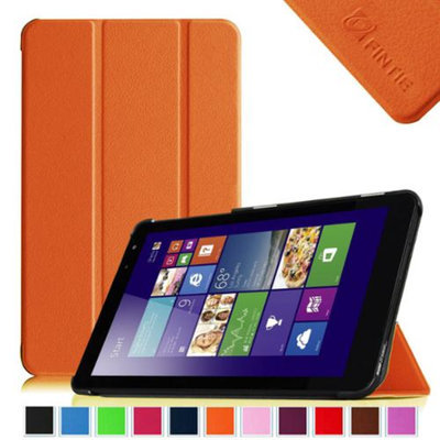 Fintie Slim Shell Case Lightweight Stand Cover For New Dell Venue 8 (2014 Version) 8-Inch Android Tablet, Orange