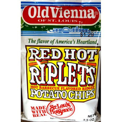 Old Vienna Red Hot Ripplet Large 12 Oz