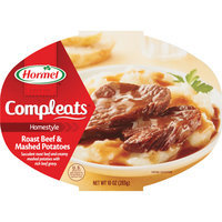 Hormel : Roast Beef & Gravy w/Mashed Potatoes Compleats Microwave Bowls
