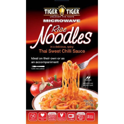 Tiger Tiger Microwaveable Noodles Thai Sweet Chilli, 8.8-Ounce (Pack of 8)