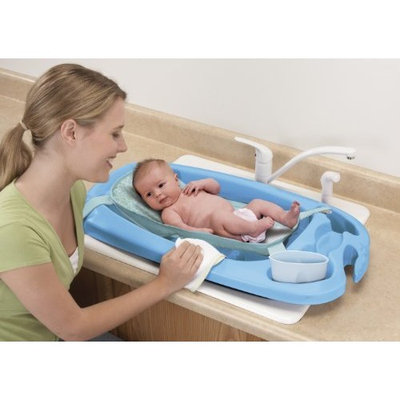Safety 1st 3-in-1 Cradle and Comfort Tub, Blue (Discontinued by Manufacturer)