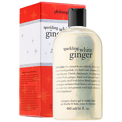 philosophy sparkling white ginger shower gel, 16 fl oz