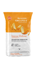 Avalon Organics Intense Defense With Vitamin C Detoxifying Towelettes