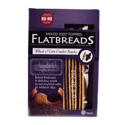 No! No No No Flatbread Mixed Seed Crackers 130g