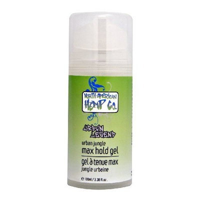 North American Hemp Co. Urban Jungle Max hold gel, 3.38 Ounce Bottles (Pack of 2)
