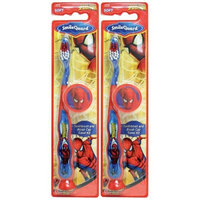 Dr. Fresh Spiderman Barrel Toothbrush Suction Bottom - 3D Sticker - Cap