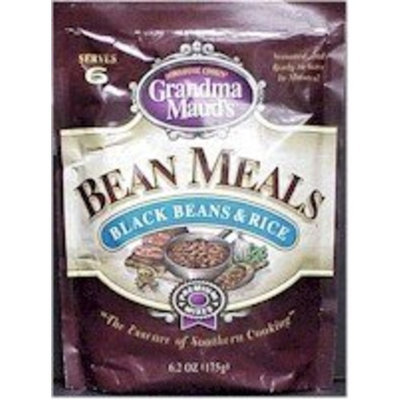 Grandma Maud's Premium Black Beans and Rice Bean Meal, 6.2-Ounce (Pack of 12)