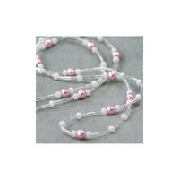 Boojeebeads Pretty in Pink Eyeglass Leash