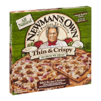 Newman's Own All Natural Thin & Crispy BBQ Recipe Chicken Pizza