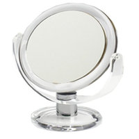 Swissco Vanity Mirror 7 Inch, Clear Frame, 1X/3X, 16-Ounce
