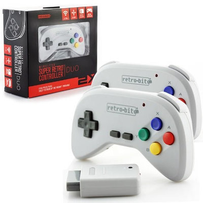 SNES Controller Wireless SuperRetro Controller - Duo