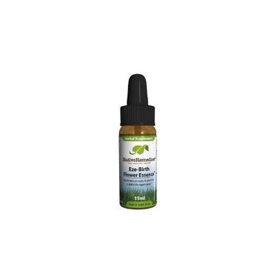 Native Remedies Eze-Birth Flower Essence to Ease the Birth Process by Stimulating Inner Strength & Endurance, 15ml
