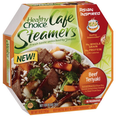 Healthy Choice Café Steamers Healthy Choice Cafe Steamers Beef Teriyaki, 10 oz