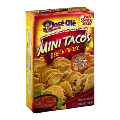 Jose Ole Mini Tacos Beef & Cheese