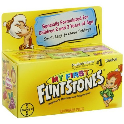 Flintstones Vitamins My First Flintstones Chewable Vitamins for Ages 2 to 3 Years, 100-Count Bottle