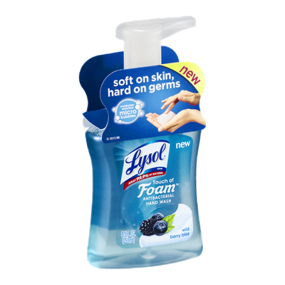 Lysol Touch of Foam Antibacterial Hand Wash Wild Berry Bliss