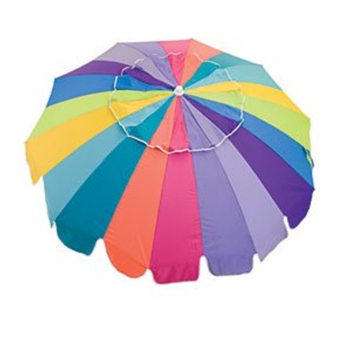 Rio Brands 7FT Multi Beach Umbrella SPF100