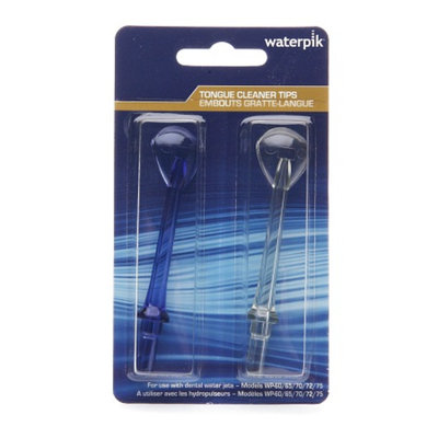 WaterPik Tongue Tips for Classic Water Flosser Models WP 60/65/70/72/75, 2 ea