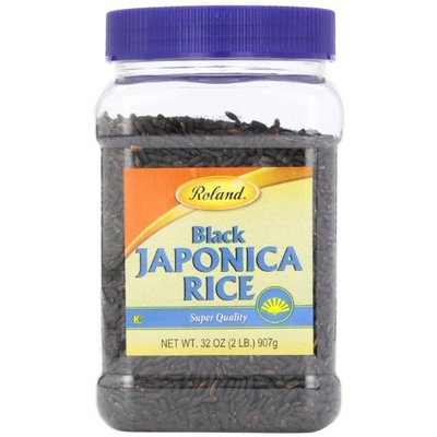 Roland Black Japonica Rice, 32-Ounce Jars (Pack of 4)