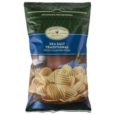 Archer Farms Sea Salt Traditional Thick-Cut Potato Chips 8 oz