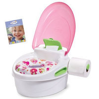 Summer Infant Step-By-Step Potty Trainer and Step Stool, Pink/Green