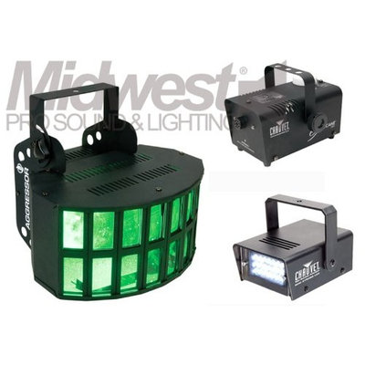 Meijer American DJ Aggressor & Chauvet Hurricane 700 Fog Machine w/ FREE Mini Strobe LED