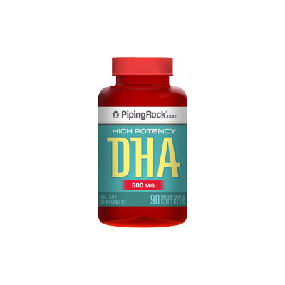 Piping Rock DHA 500mg Enteric Coated 90 Softgels