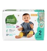 Seventh Generation Free & Clear Size 2 Baby Diapers