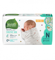 Seventh Generation Free & Clear Newborn Baby Diapers