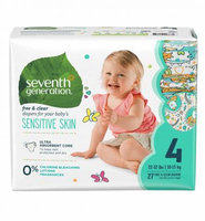 Seventh Generation Free & Clear Size 4 Baby Diapers