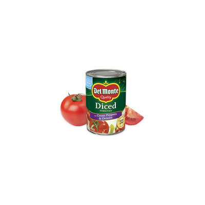 Del Monte® Diced Tomatoes with Green Pepper & Onion