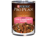 PRO PLAN® SAVOR® ADULT Lamb & Vegetables Entree Slices In Gravy