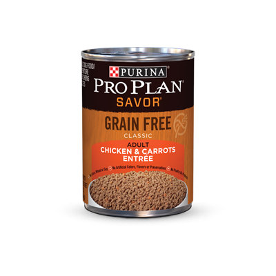 PRO PLAN® SAVOR GRAIN FREE ADULT Classic Chicken & Carrots Entree