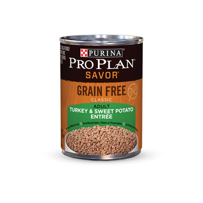 PRO PLAN® SAVOR GRAIN FREE ADULT Classic Turkey & Sweet Potato Entree