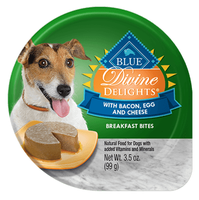 THE BLUE BUFFALO CO. BLUE™ Divine Delights® Bacon, Egg and Cheese Flavor Breakfast Bites For Small Breed Adult Dogs