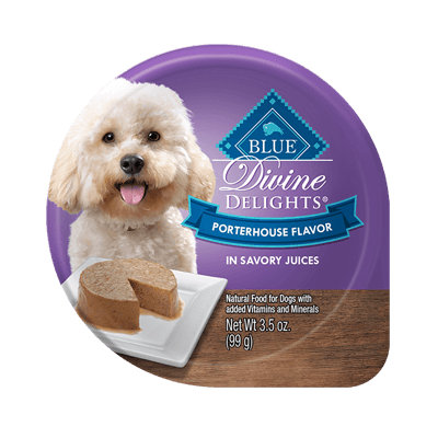 THE BLUE BUFFALO CO. BLUE™ Divine Delights® Porterhouse Flavor in Savory Juices For Small Breed Adult Dogs