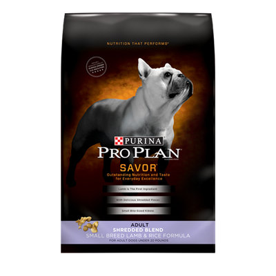 PRO PLAN® SAVOR® ADULT Shredded Blend Small Breed Lamb & Rice Formula