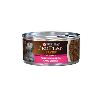 PRO PLAN® SAVOR® ADULT Shredded Beef & Lamb Entree In Gravy