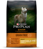 PRO PLAN® SAVOR® GRAIN FREE ADULT Shredded Turkey & Chicken Formula