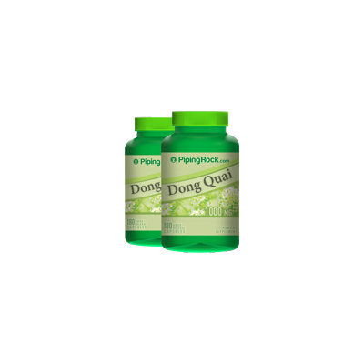 Piping Rock Dong Quai 1000 mg 2 Bottles x 180 Capsules
