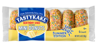 Tastykake® Summer Edition Birthday Kake Flavored Mini Donuts