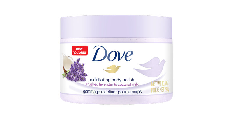 dove lavender body polish