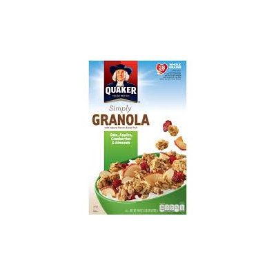 Quaker® Simply Granola Oats, Apple, Cranberry & Almonds