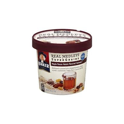 Quaker® Real Medleys Supergrains Oatmeal Maple Pecan Raisin