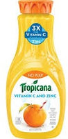 Tropicana® Pure Premium Vitamin C + Zinc (No Pulp)