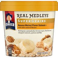 Quaker® Real Medleys Supergrains Oatmeal Banana Walnut
