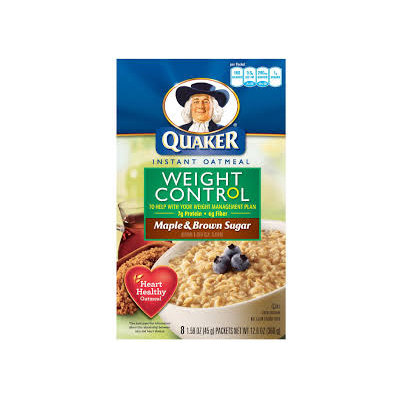 Quaker® Weight Control Instant Oatmeal Variety