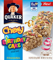 Quaker® Chewy Granola Bars Birthday Cake