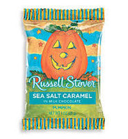 Russell Stover Pumpkin Sea Salt Caramel In Milk Chocolate